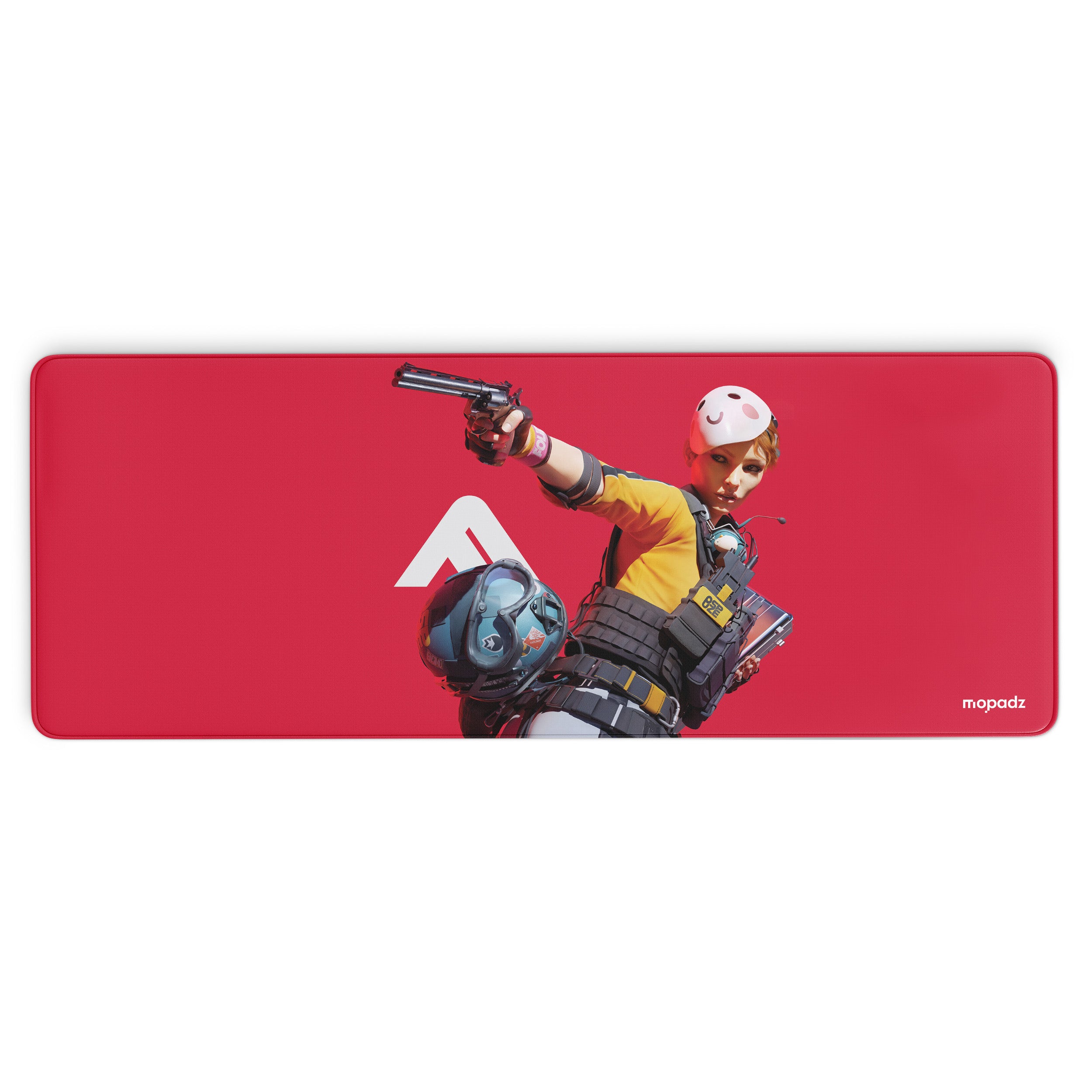 The Final Neon Heist Shooter Desk Mat, Desk Pad, Mouse Pad