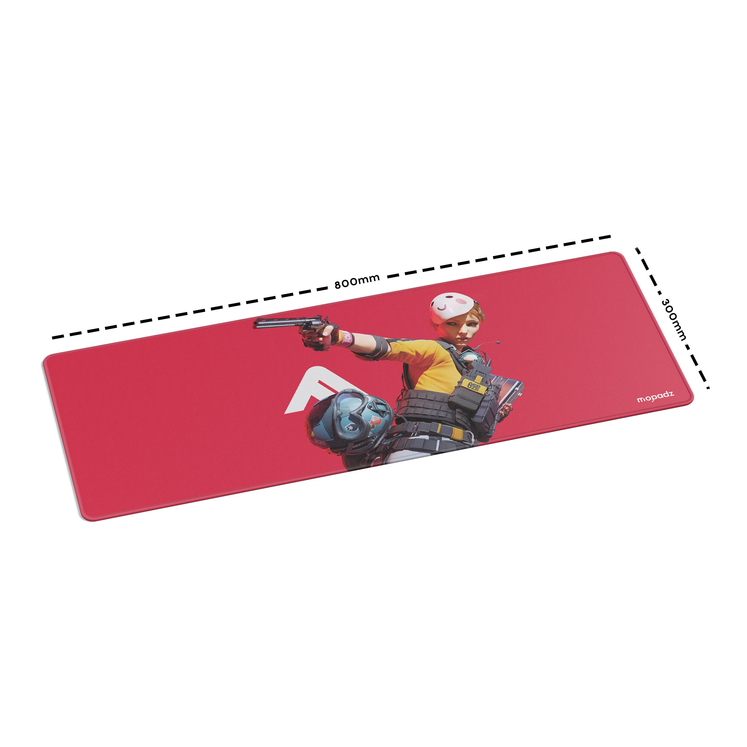 The Final Neon Heist Shooter Desk Mat, Desk Pad, Mouse Pad