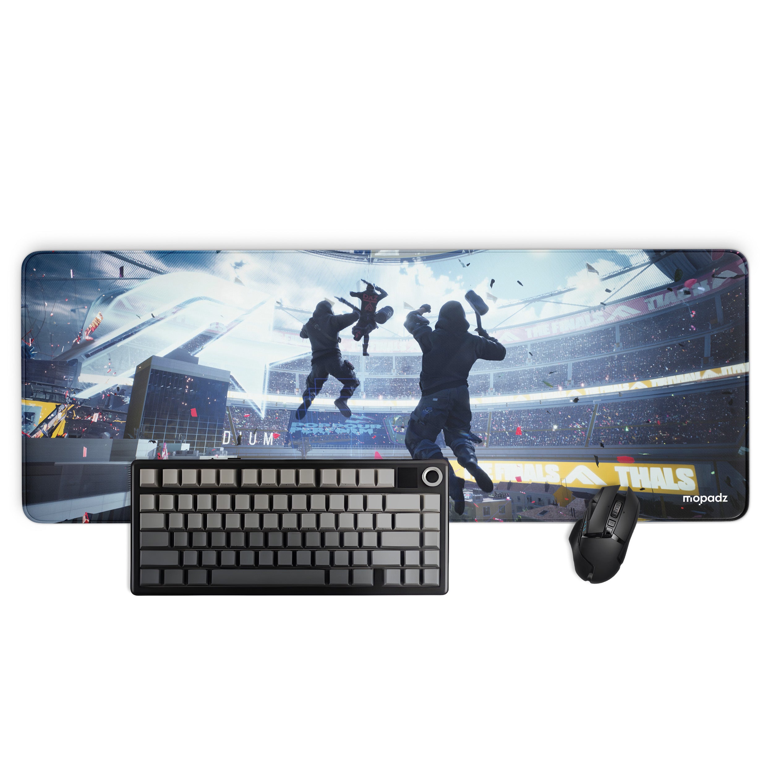 The Finals Skyfall Combat Stage Desk Mat, Desk Pad, Mouse Pad