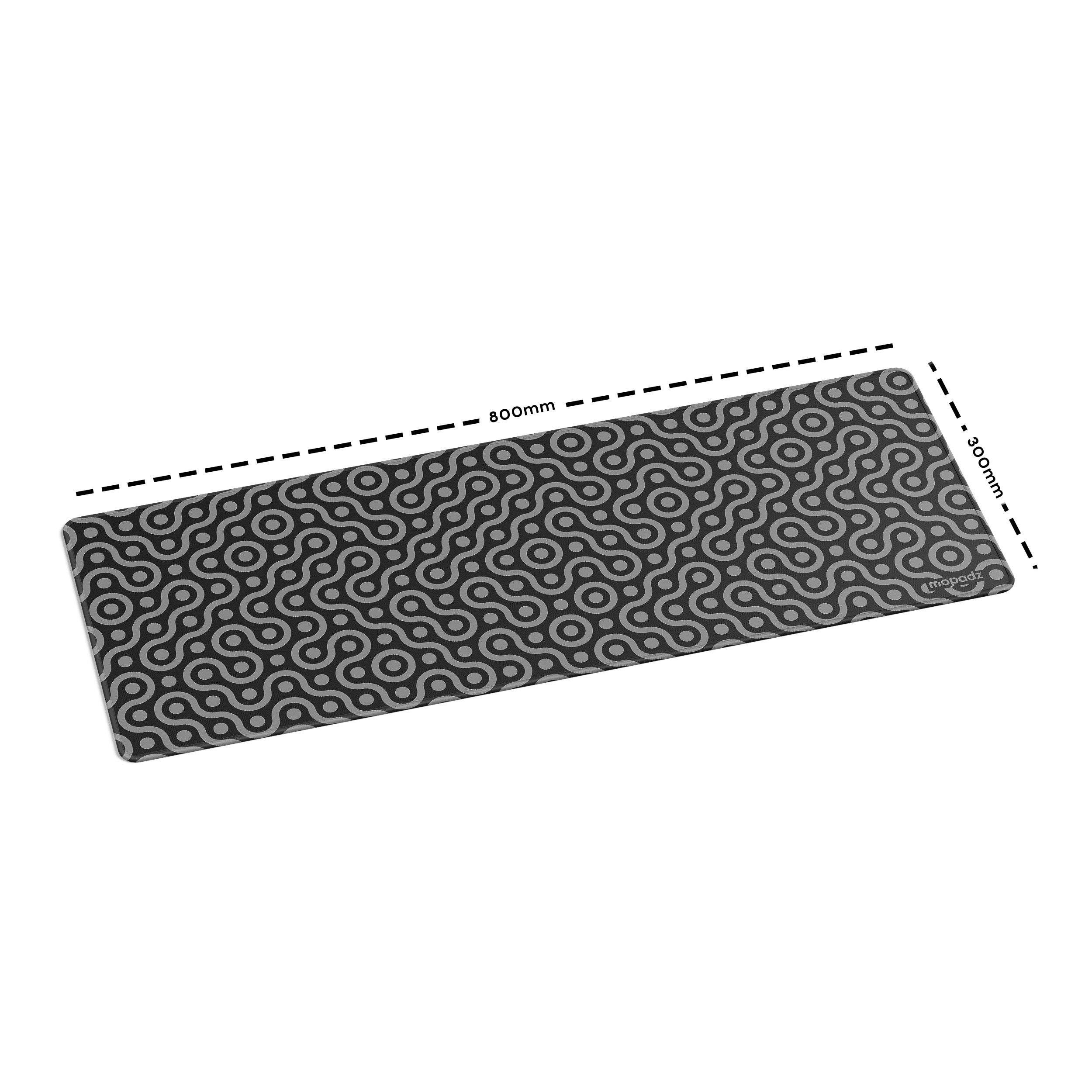 Signal Flow Pattern Desk Mat, Desk Pad, Mouse Pad