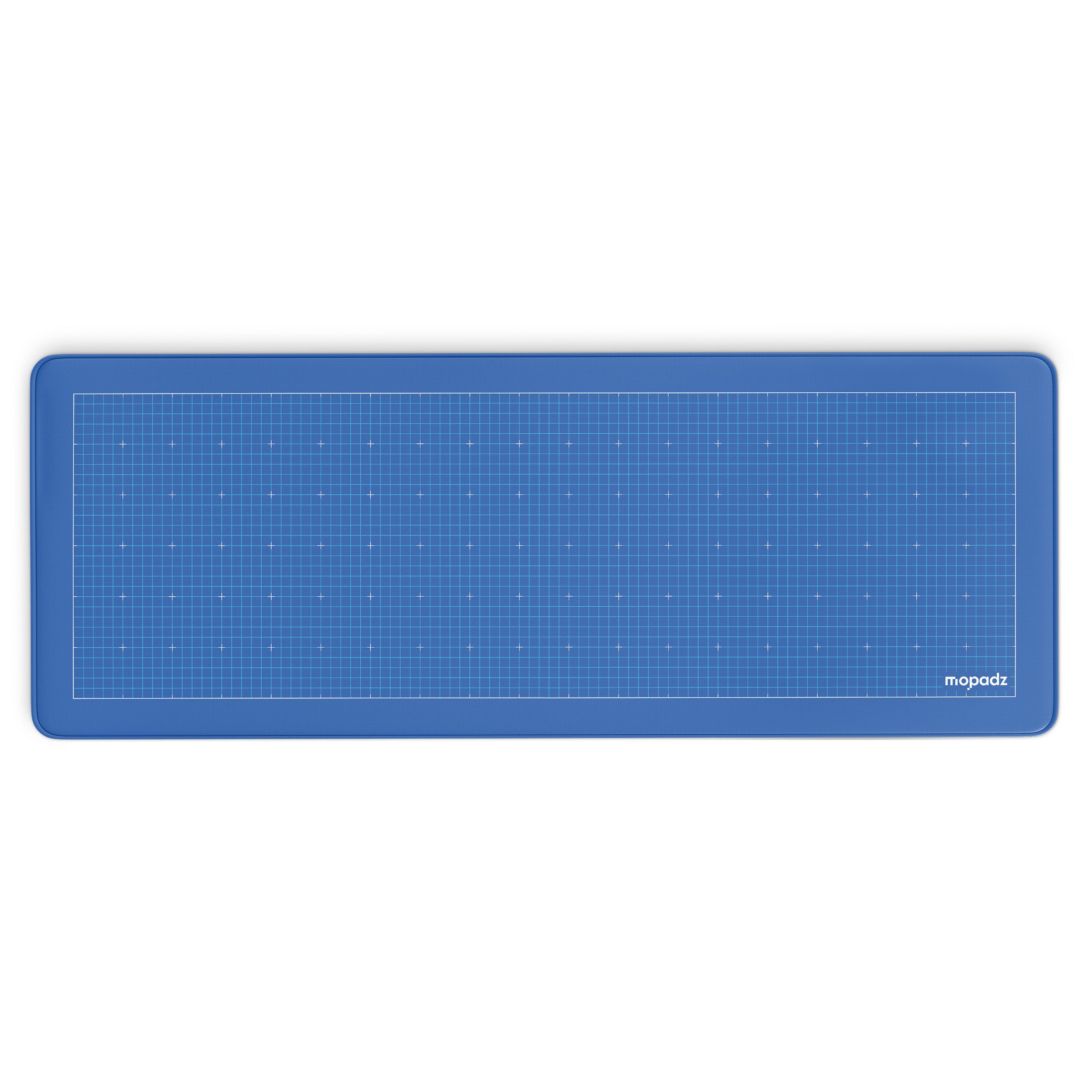 Blue Print Desk Mat, Desk Pad, Mouse Pad