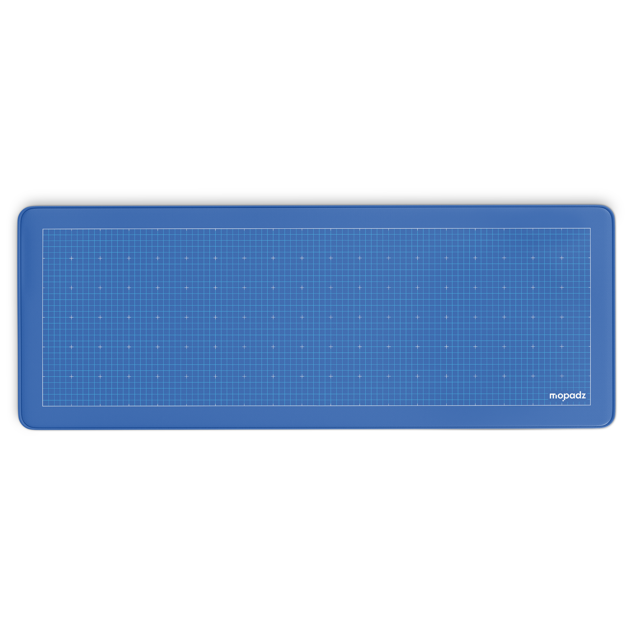 Blue Print Desk Mat, Desk Pad, Mouse Pad
