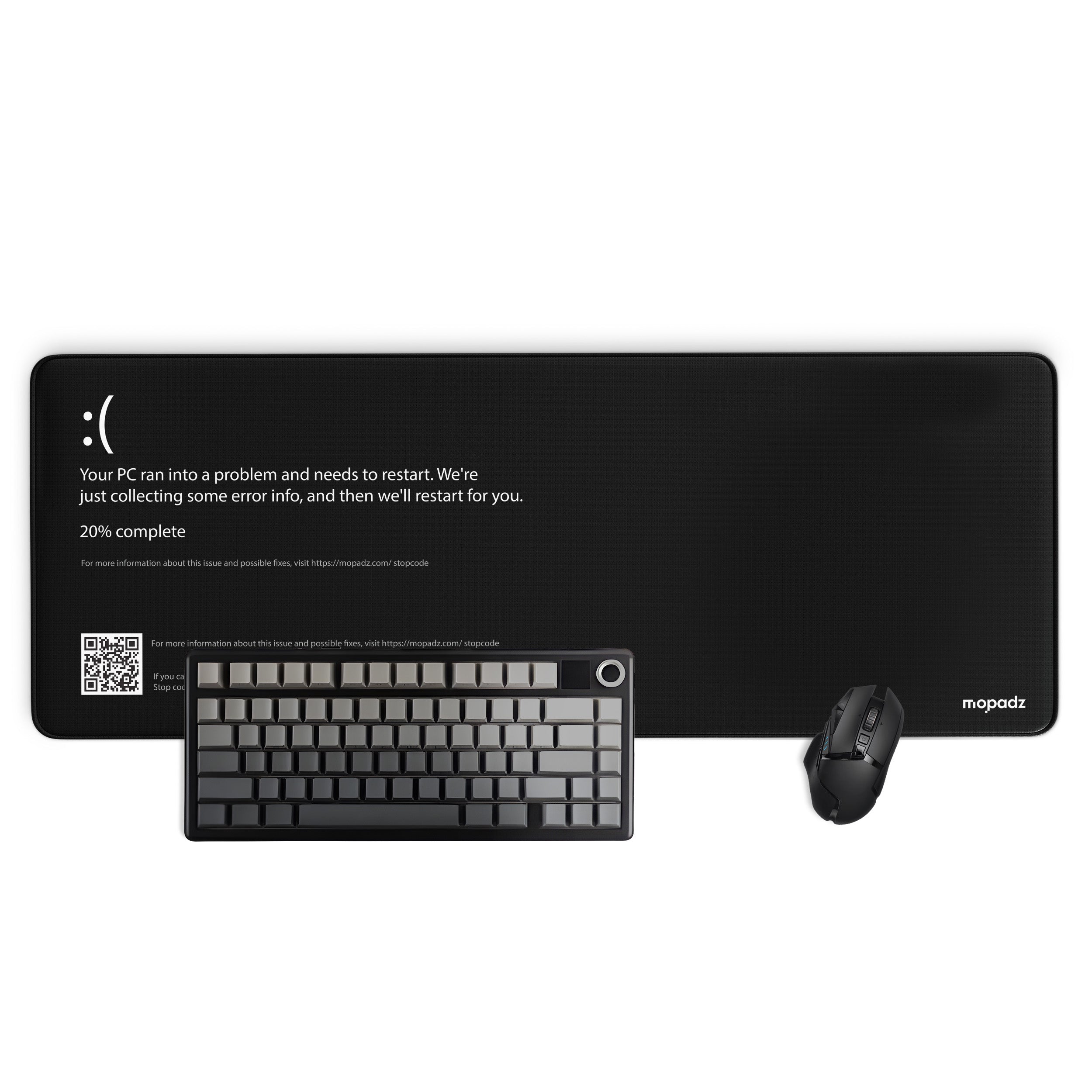 Blue Screen of Death Desk Mat, Desk Pad, Mouse Pad