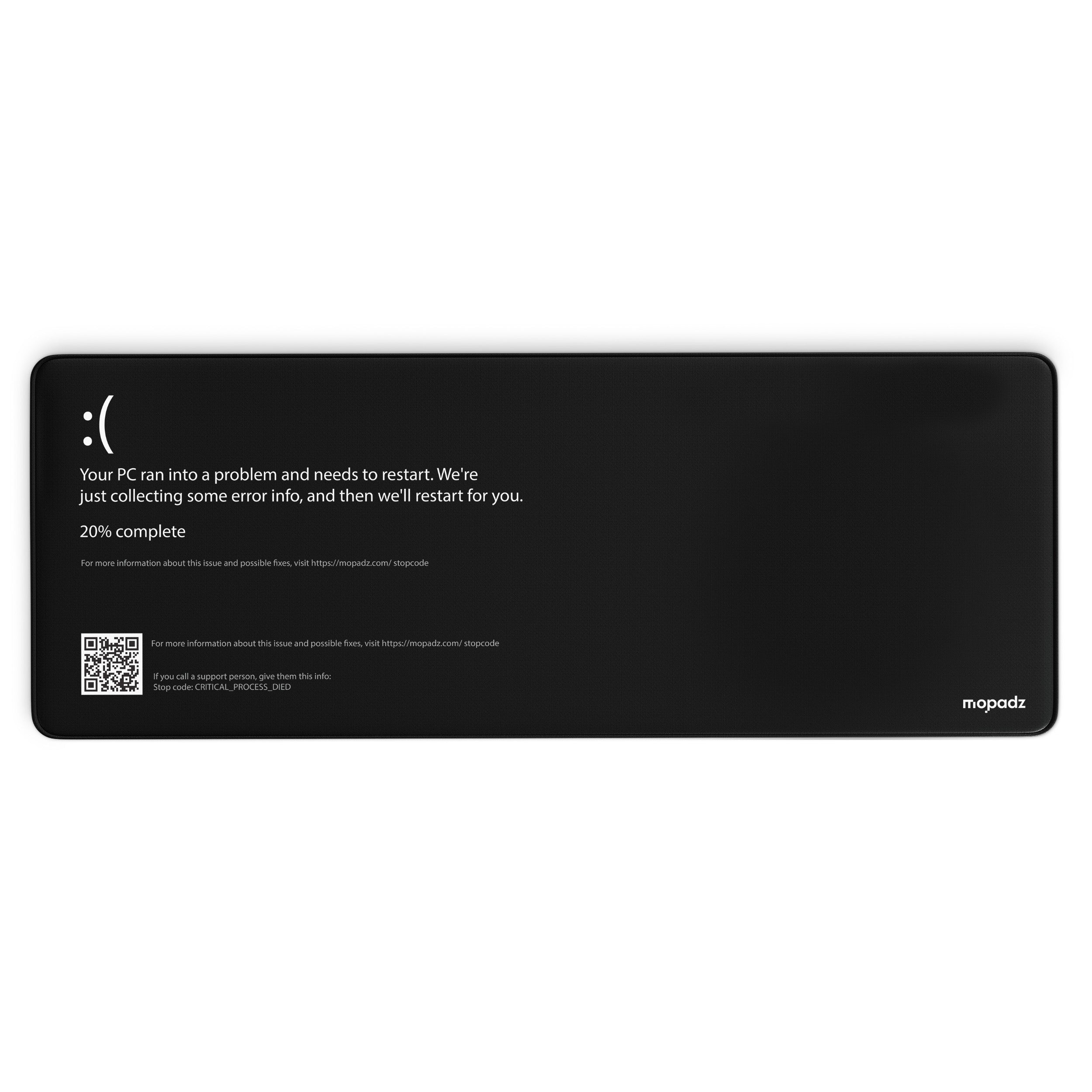 Blue Screen of Death Desk Mat, Desk Pad, Mouse Pad
