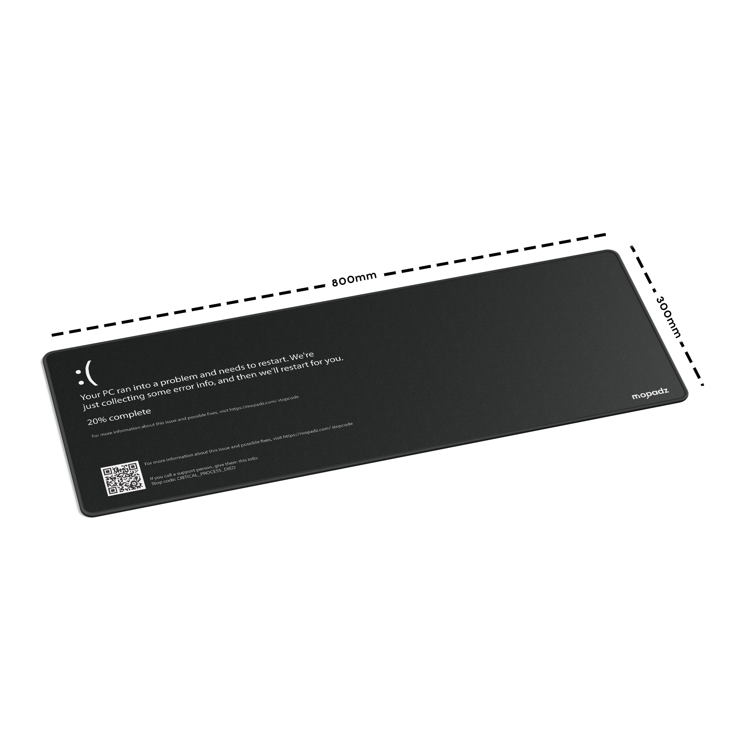 Blue Screen of Death Desk Mat, Desk Pad, Mouse Pad