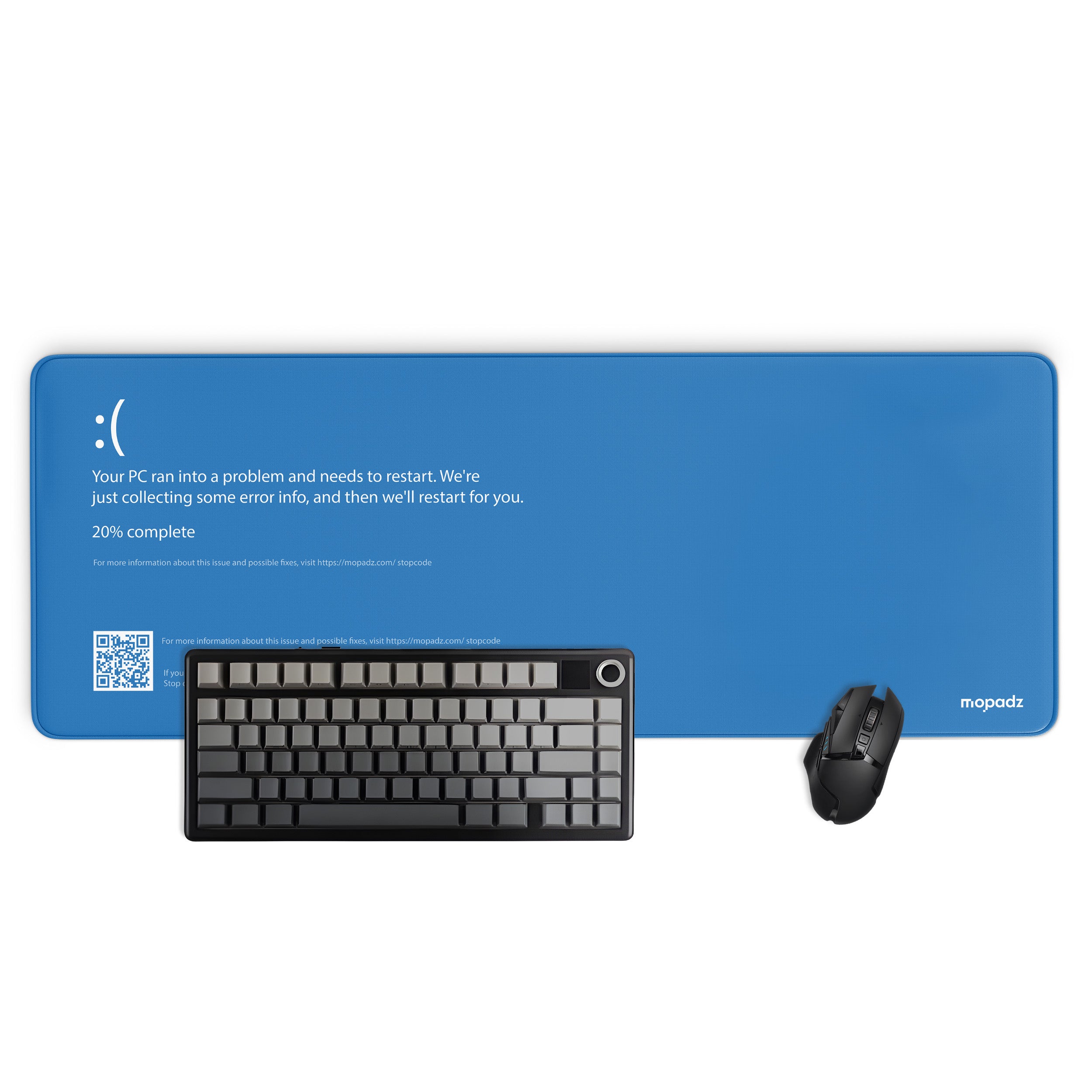 Blue Screen of Death Desk Mat, Desk Pad, Mouse Pad