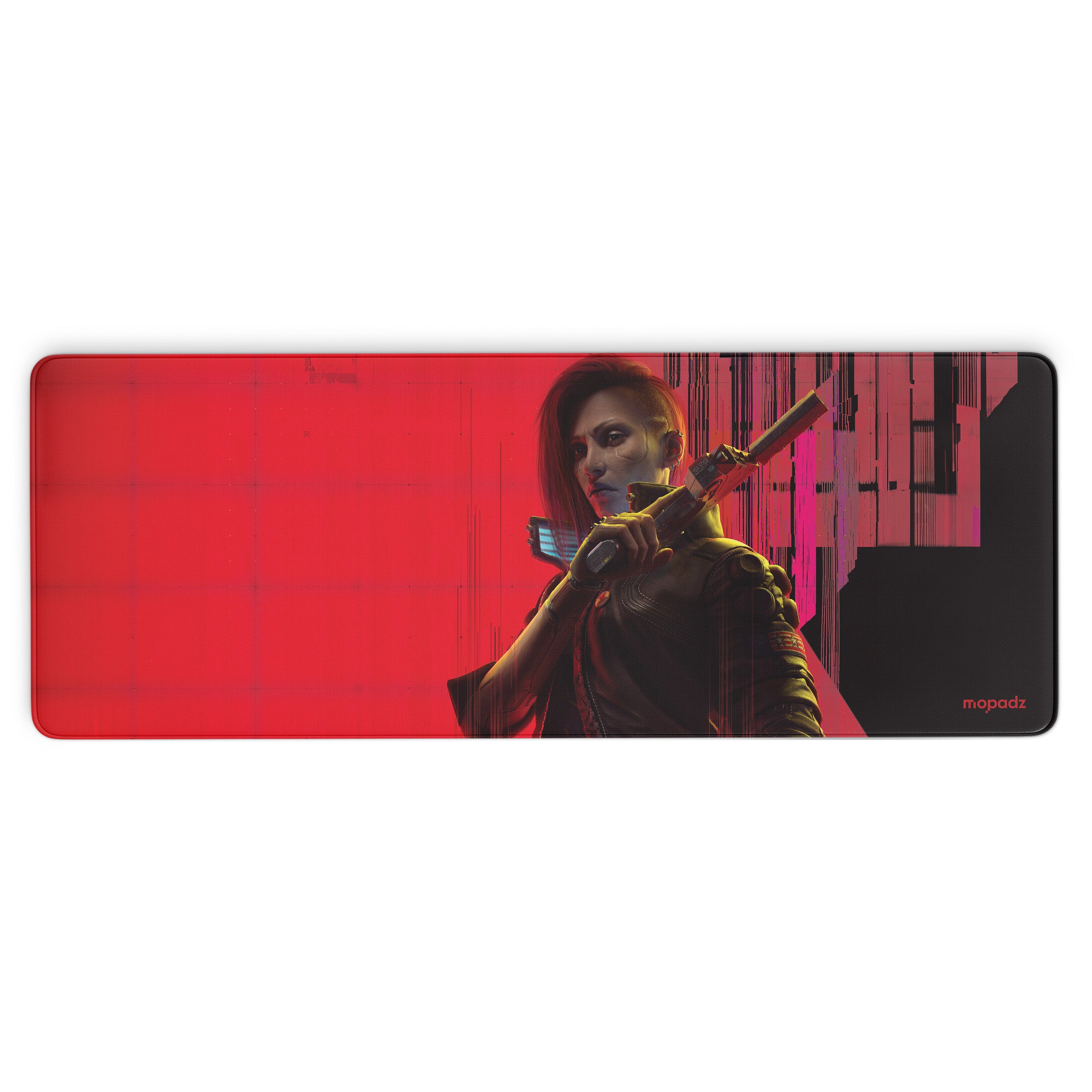 Cyberpunk Red Glitch Protocol Desk Mat, Desk Pad, Mouse Pad