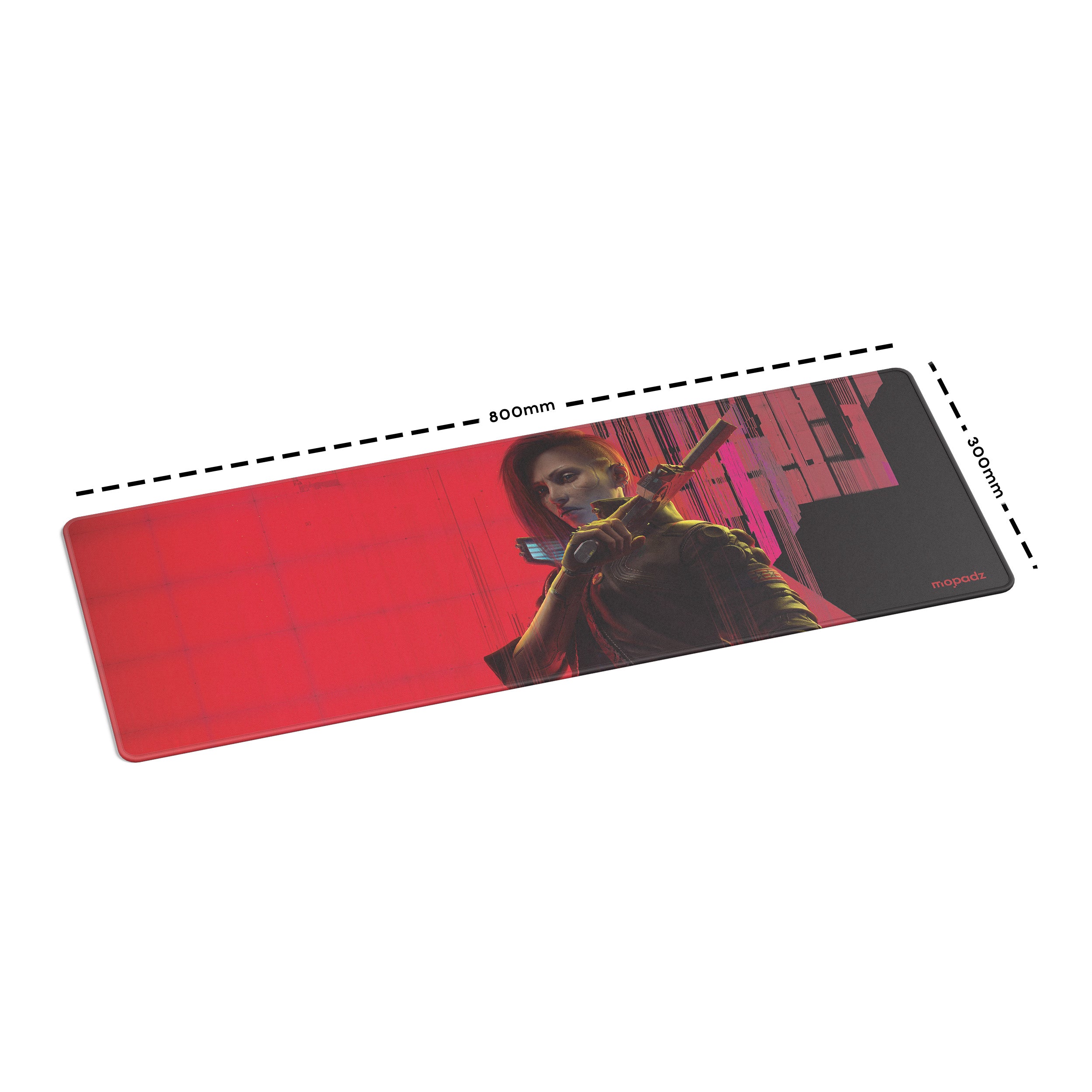 Cyberpunk Red Glitch Protocol Desk Mat, Desk Pad, Mouse Pad
