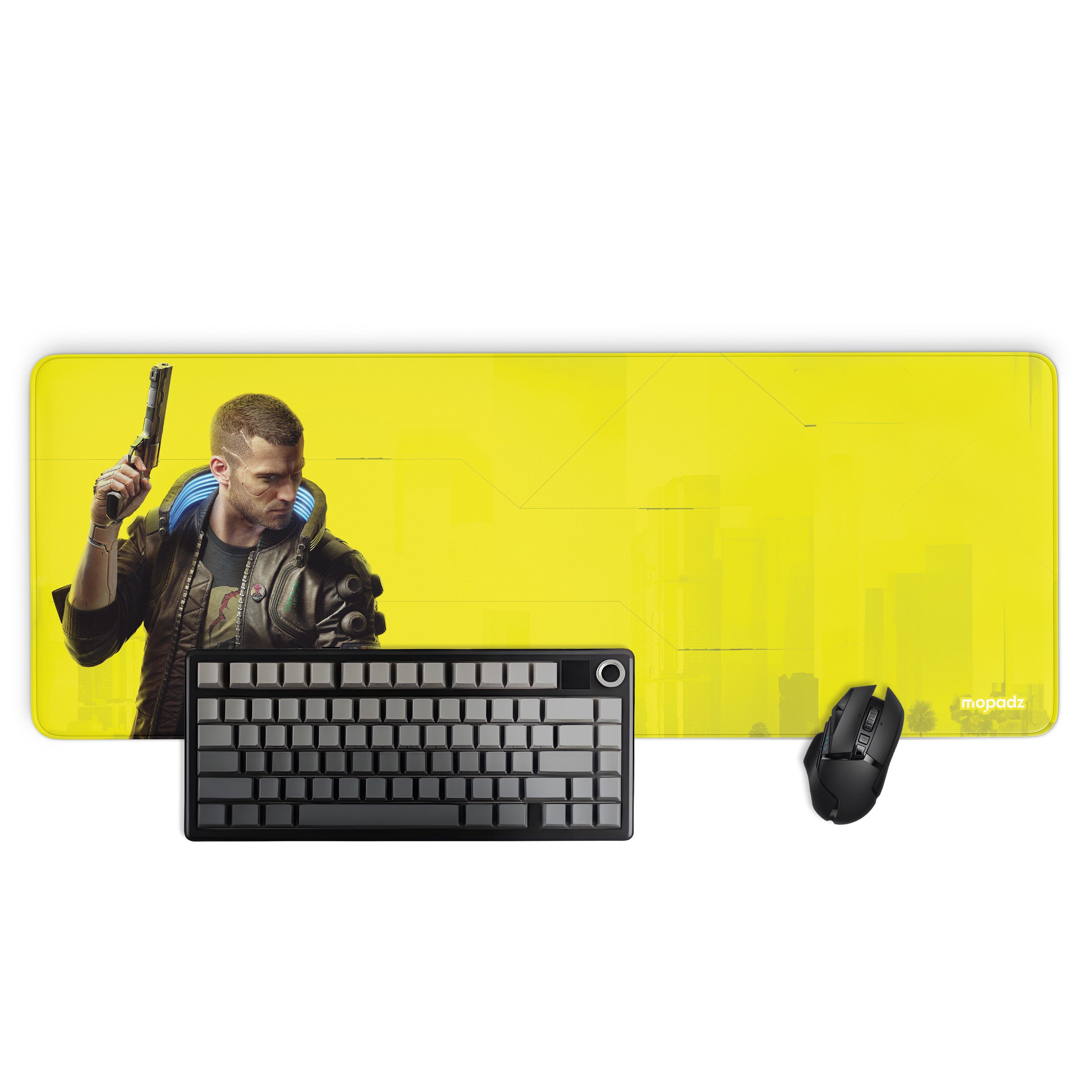 Cyberpunk V's Stand Desk Mat, Desk Pad, Mouse Pad