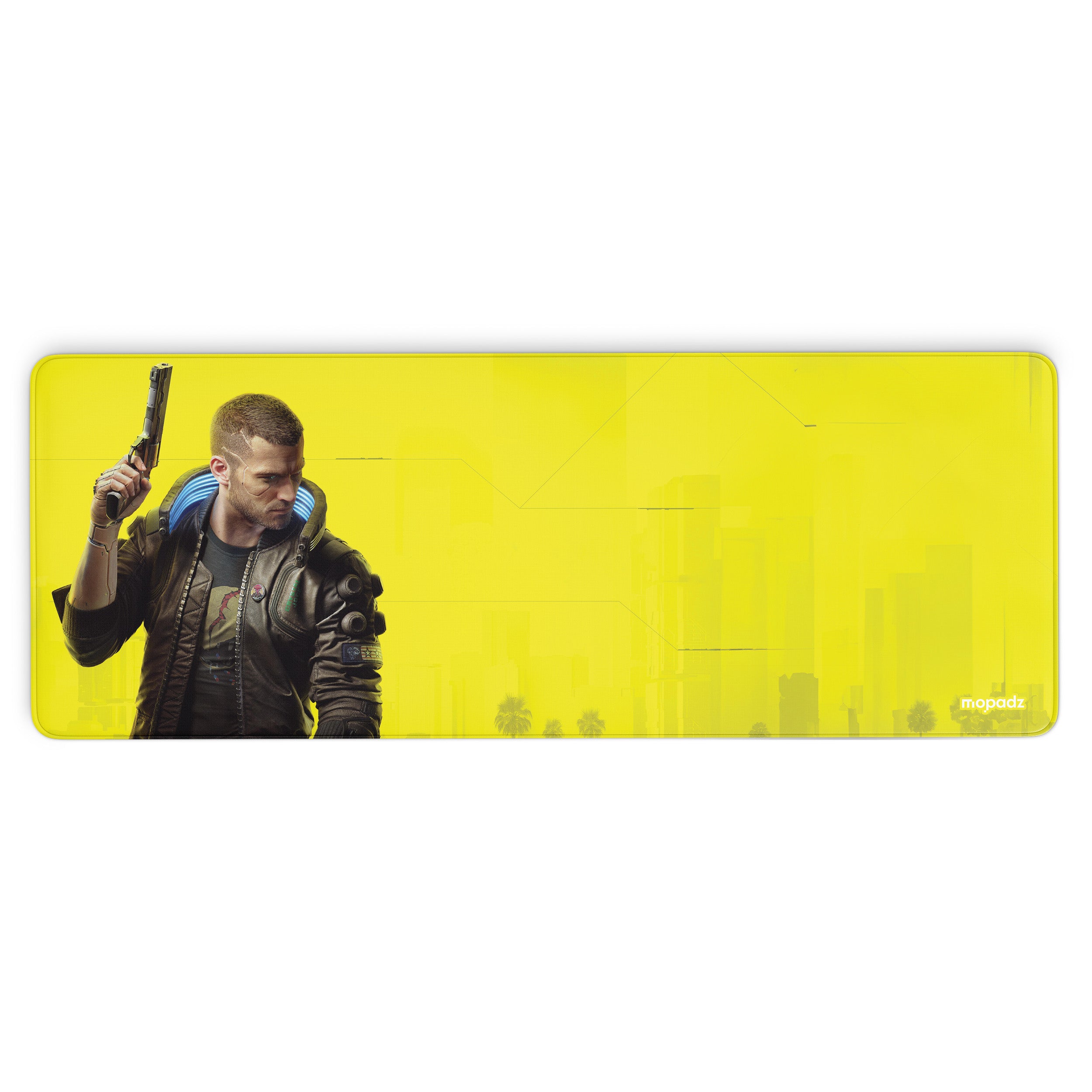 Cyberpunk V's Stand Desk Mat, Desk Pad, Mouse Pad