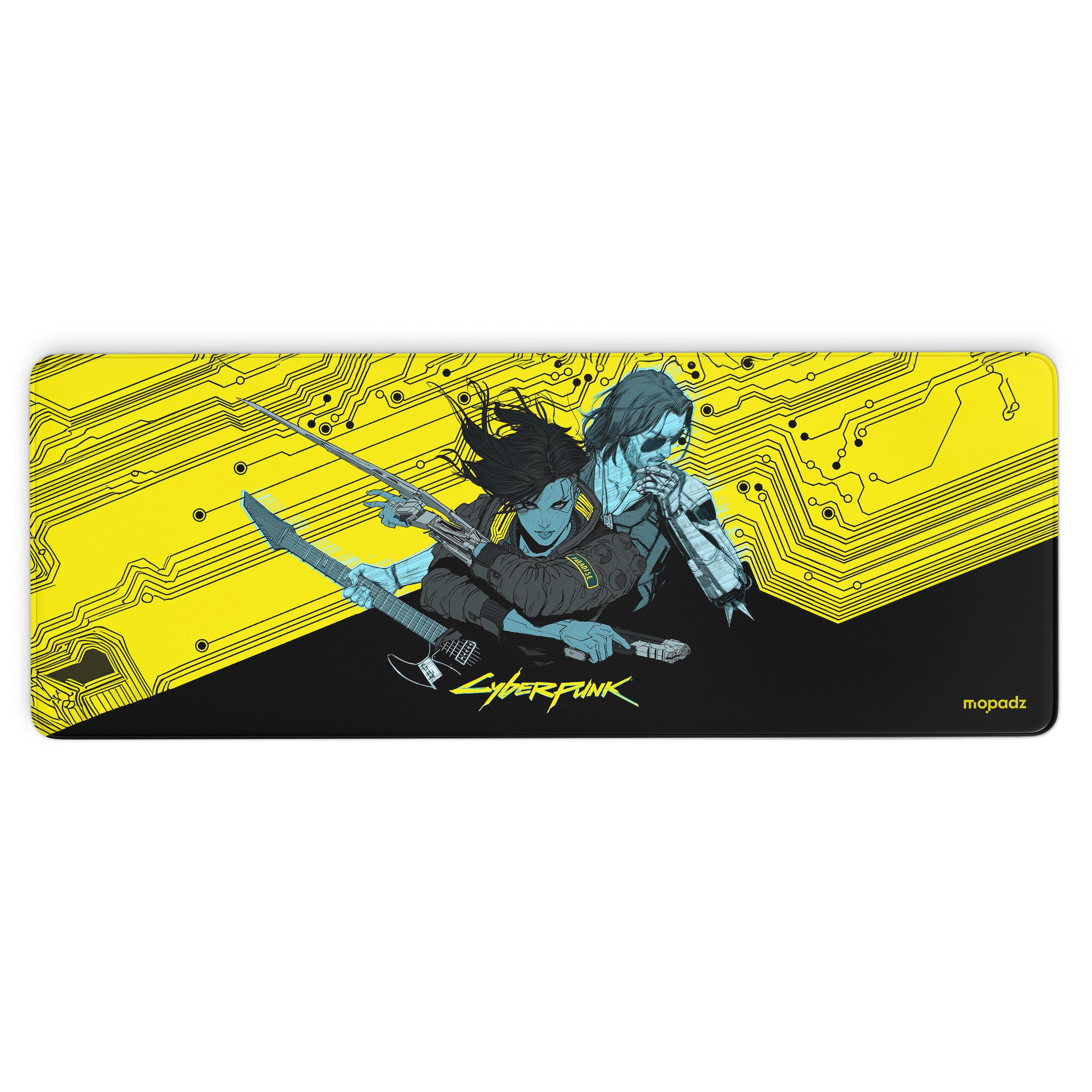 Cyberpunk Circuit Breaker Desk Mat, Desk Pad, Mouse Pad