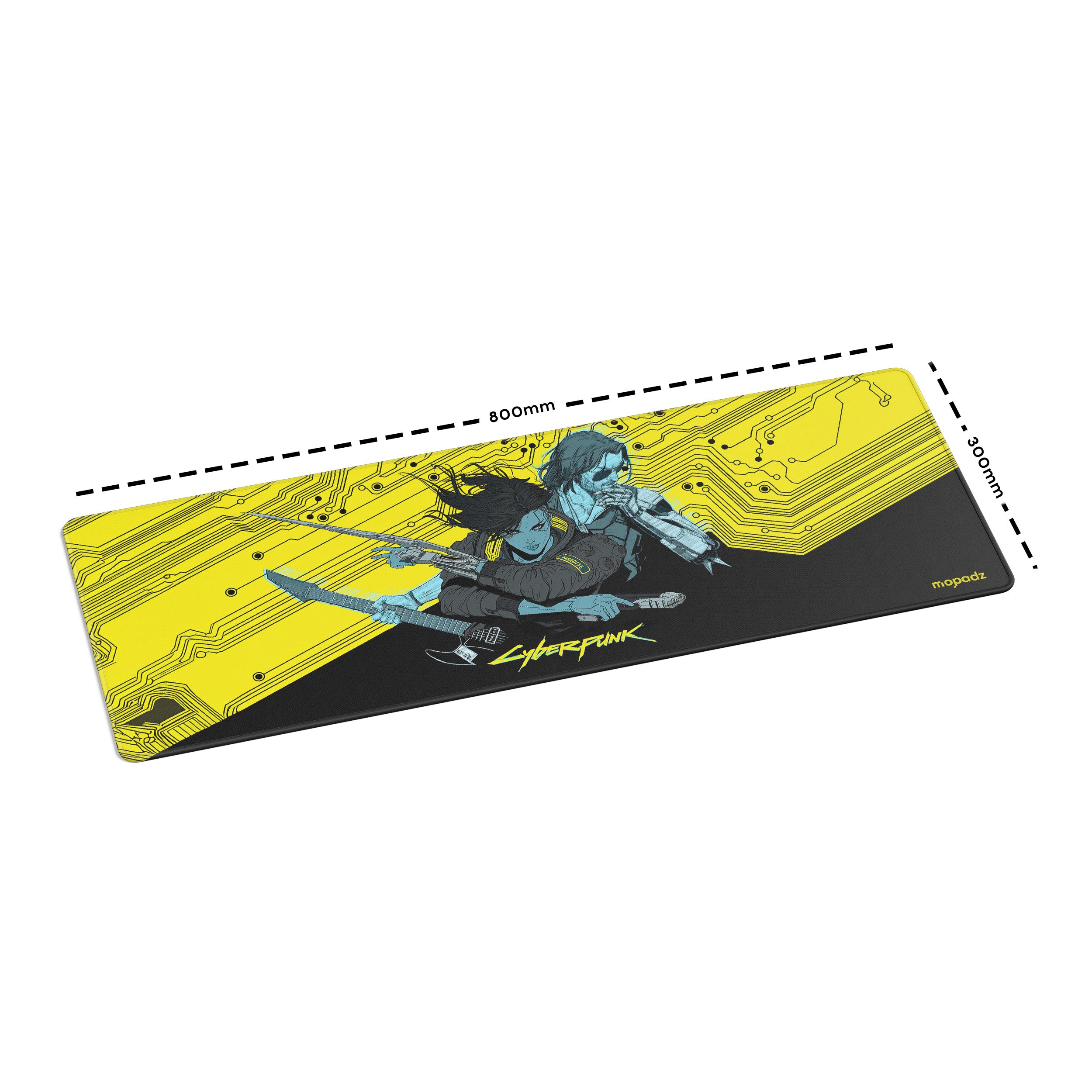 Cyberpunk Circuit Breaker Desk Mat, Desk Pad, Mouse Pad