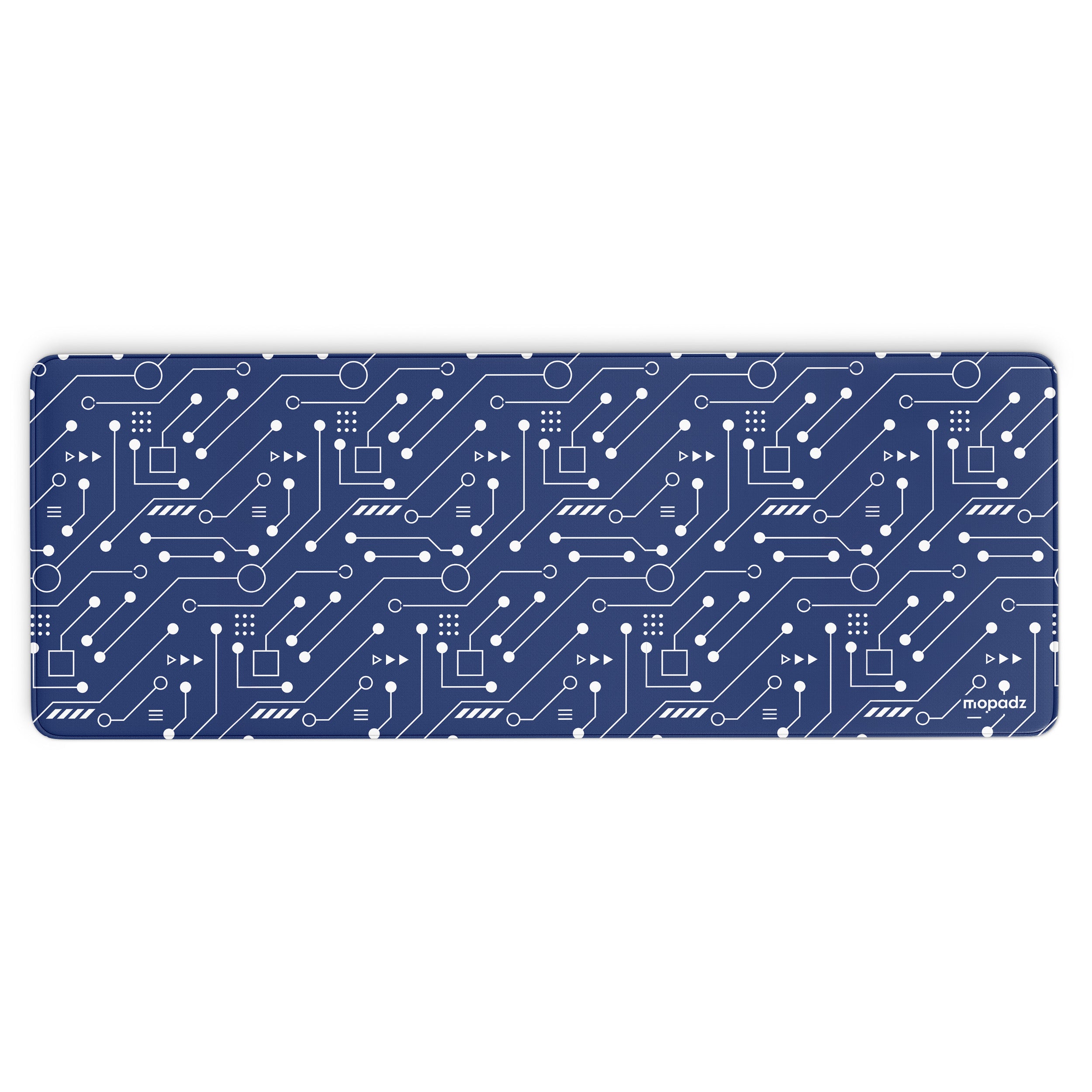 Digital Circuit Blueprint Desk Mat, Desk Pad, Mouse Pad