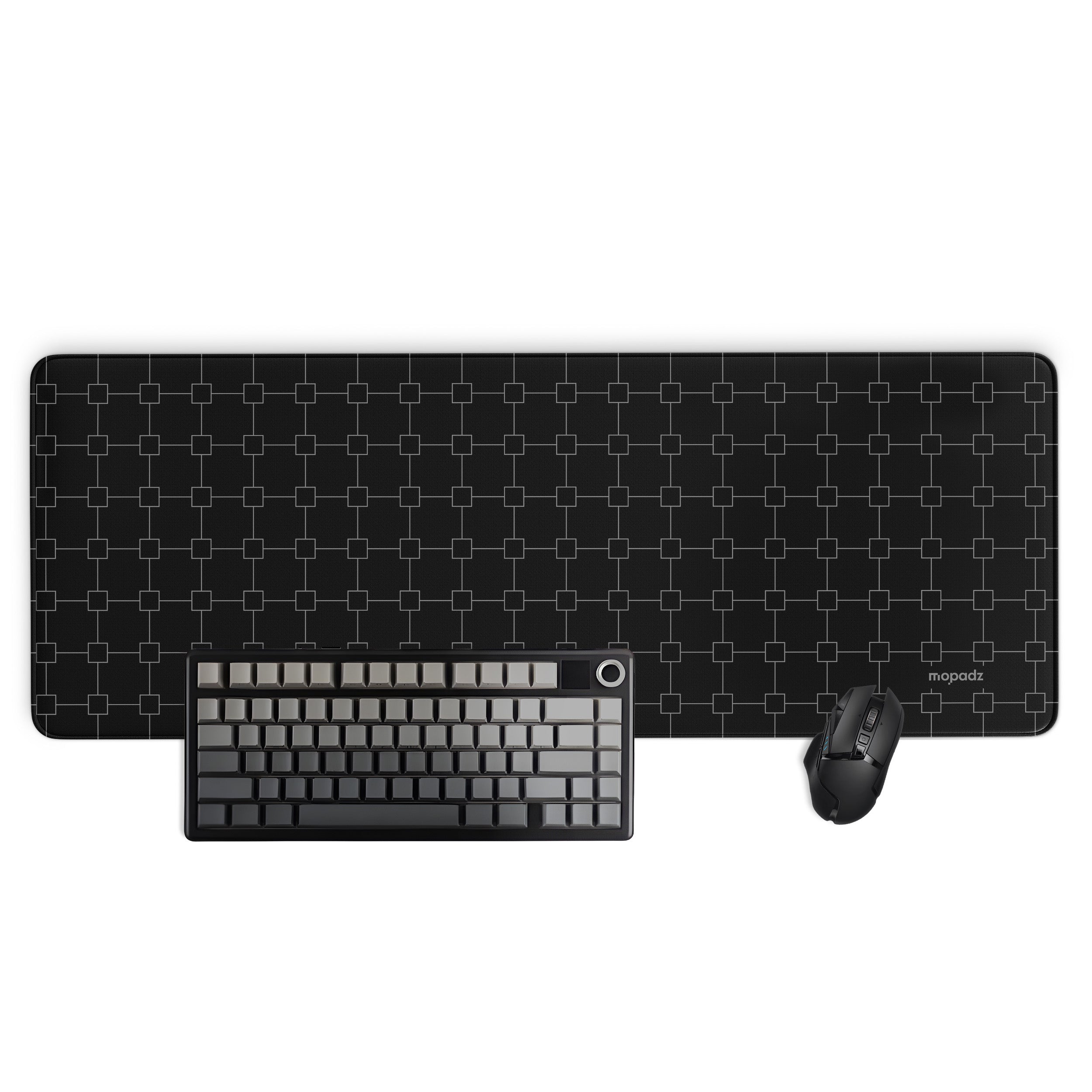 Geometry Grid Pattern Desk Mat, Desk Pad, Mouse Pad