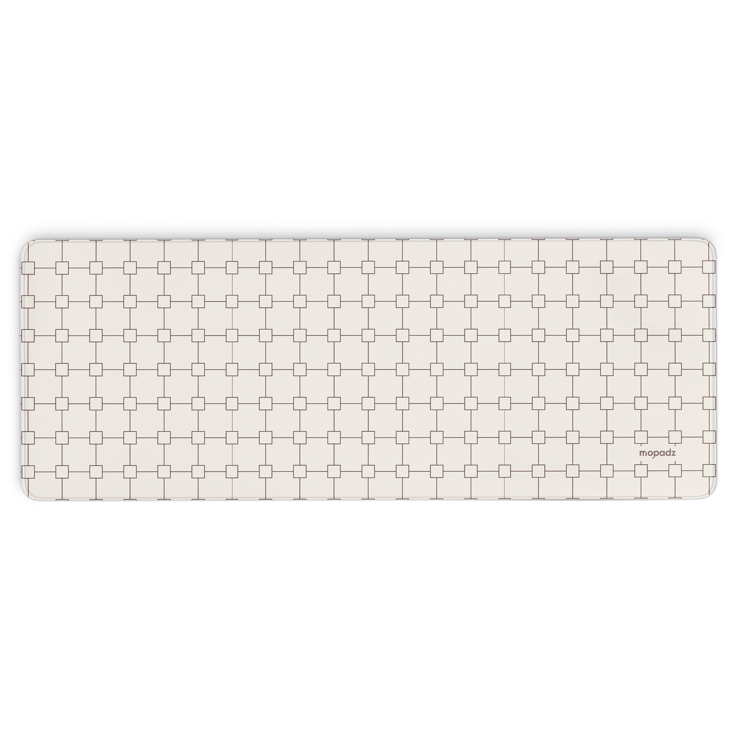 Geometry Grid Pattern Desk Mat, Desk Pad, Mouse Pad
