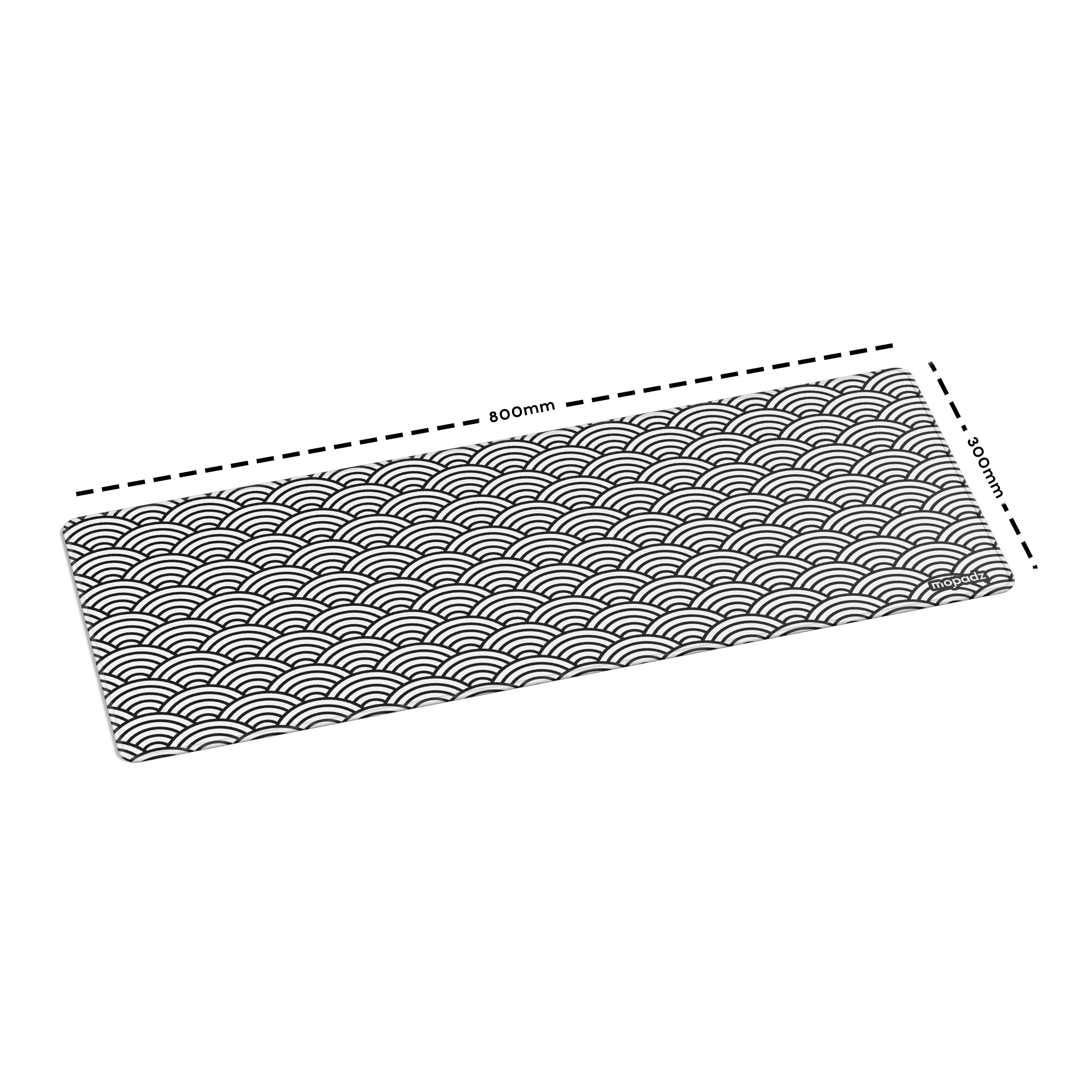 Japanese Cloud Pattern Desk Mat, Desk Pad, Mouse Pad