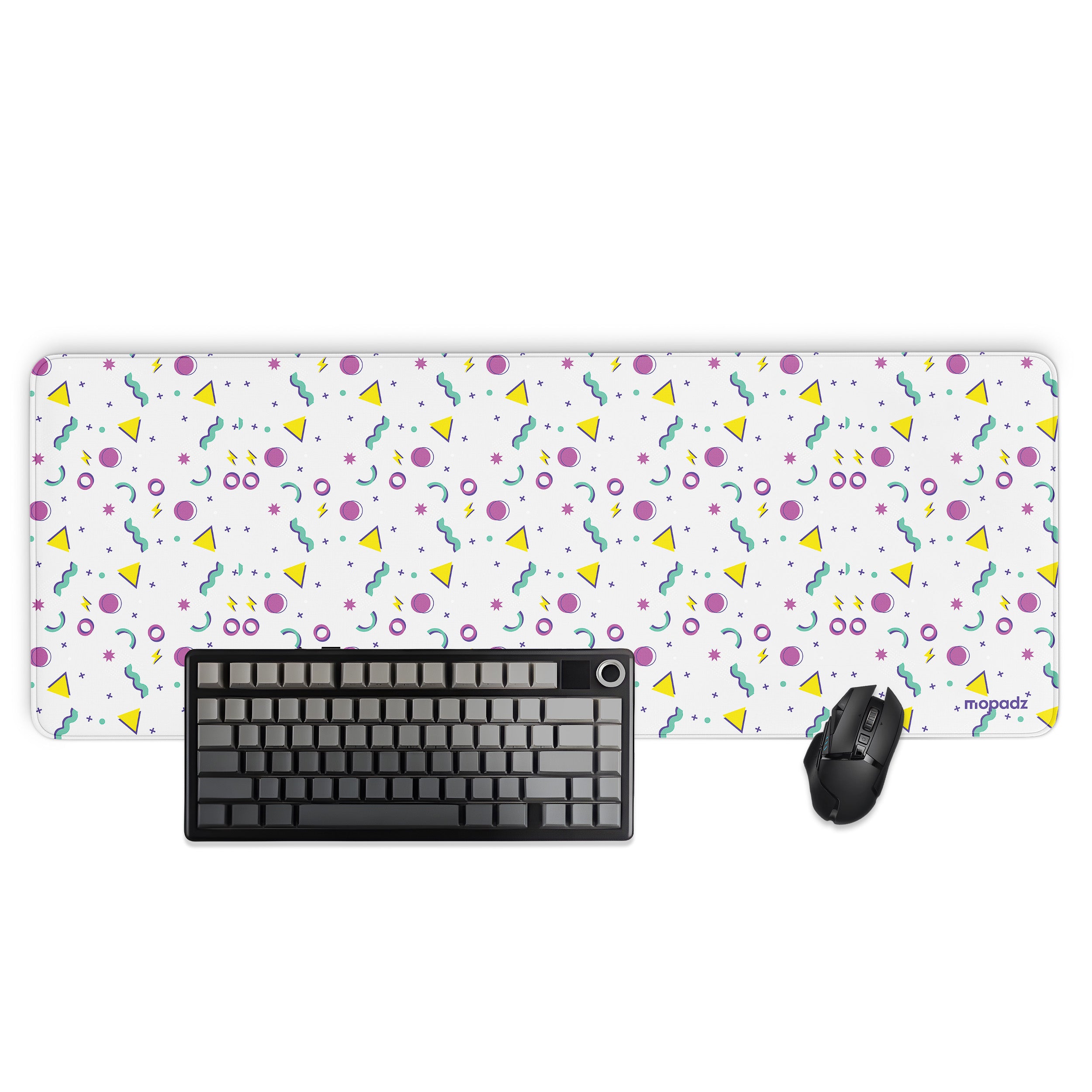 Memphis Pattern Desk Mat, Desk Pad, Mouse Pad