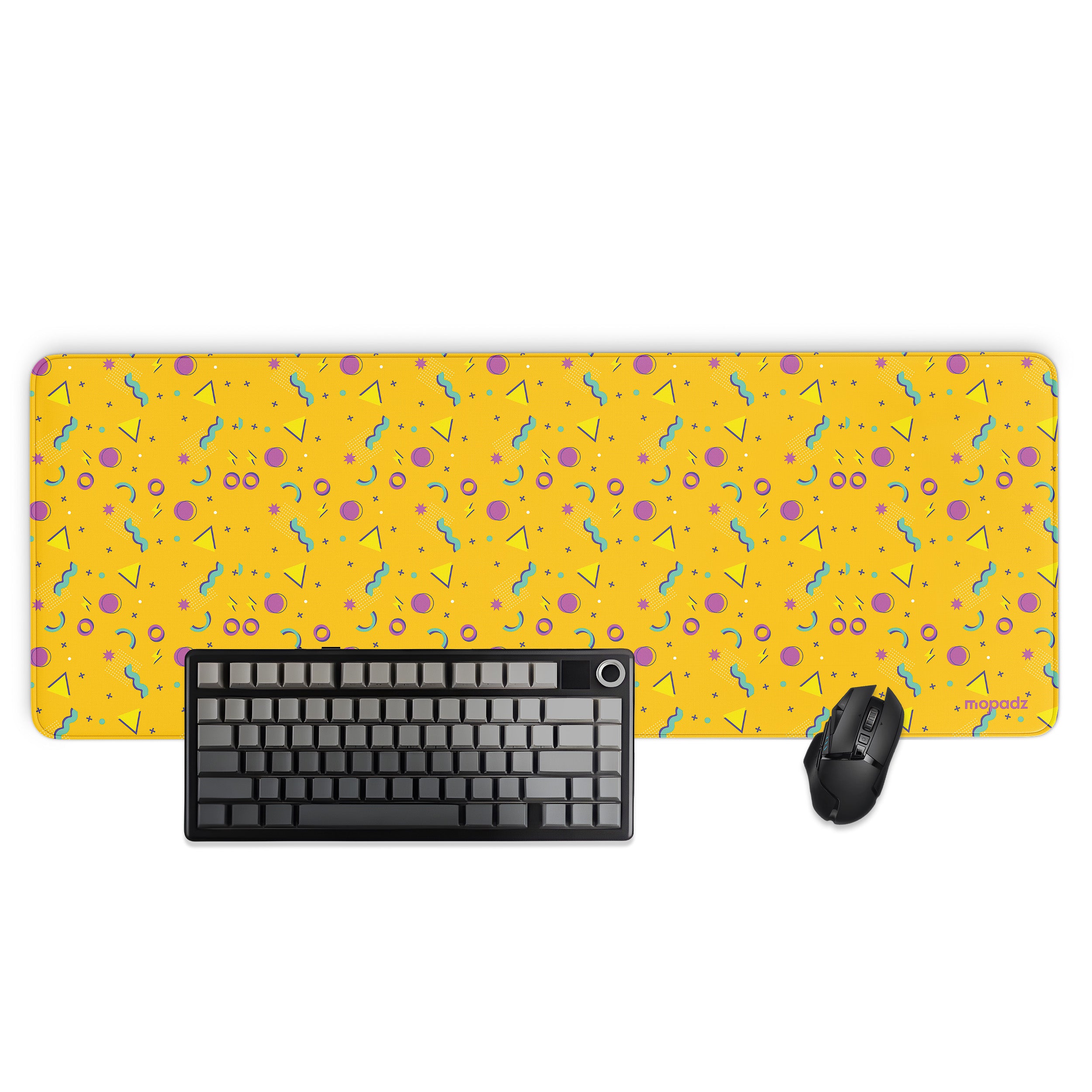 Memphis Pattern Desk Mat, Desk Pad, Mouse Pad