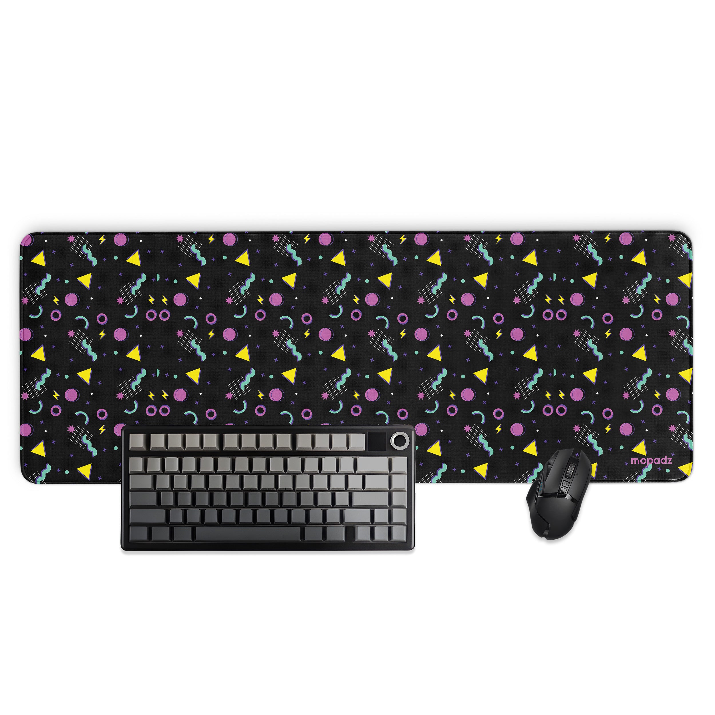 Memphis Pattern Desk Mat, Desk Pad, Mouse Pad