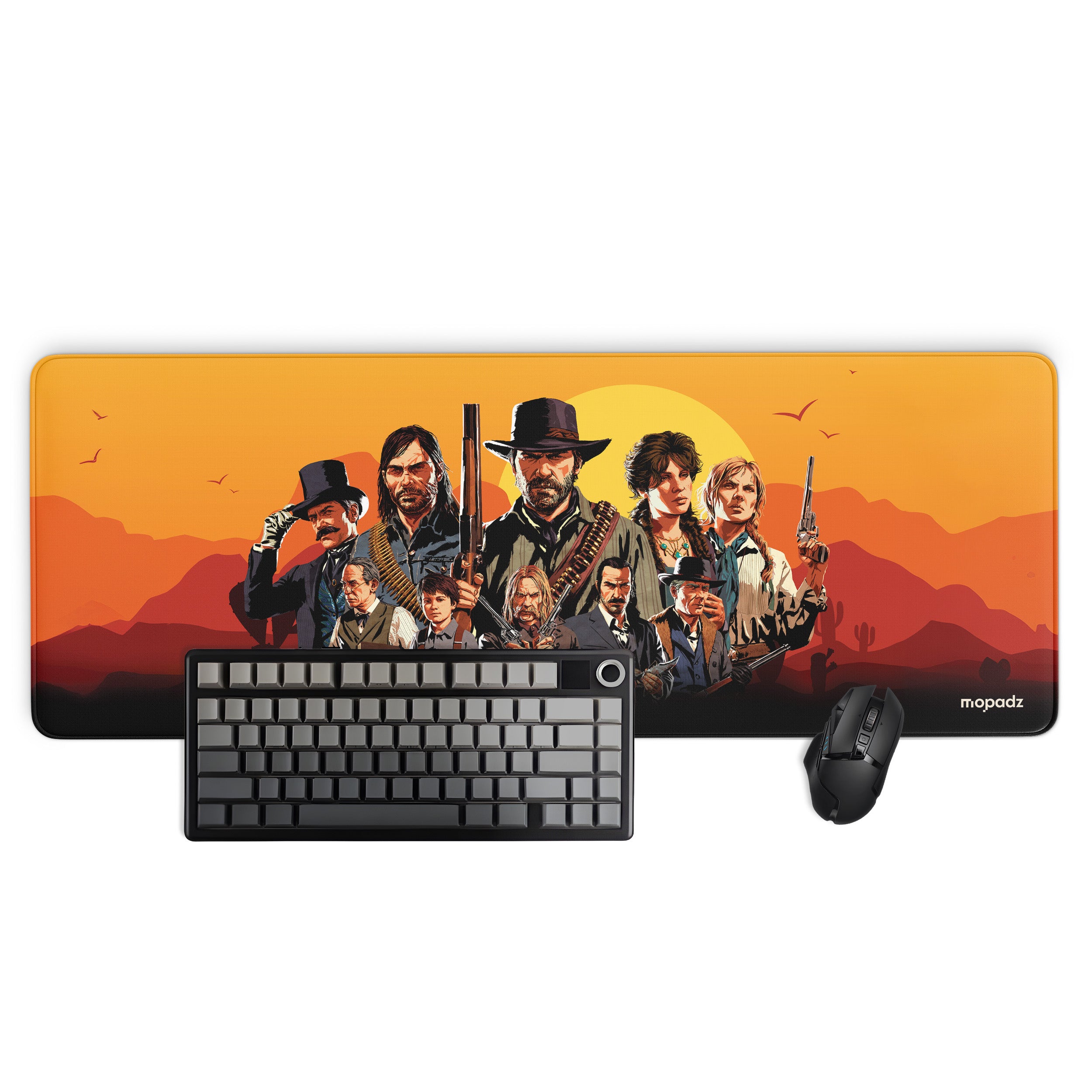 Red Dead Legends of the West Desk Mat, Desk Pad, Mouse Pad