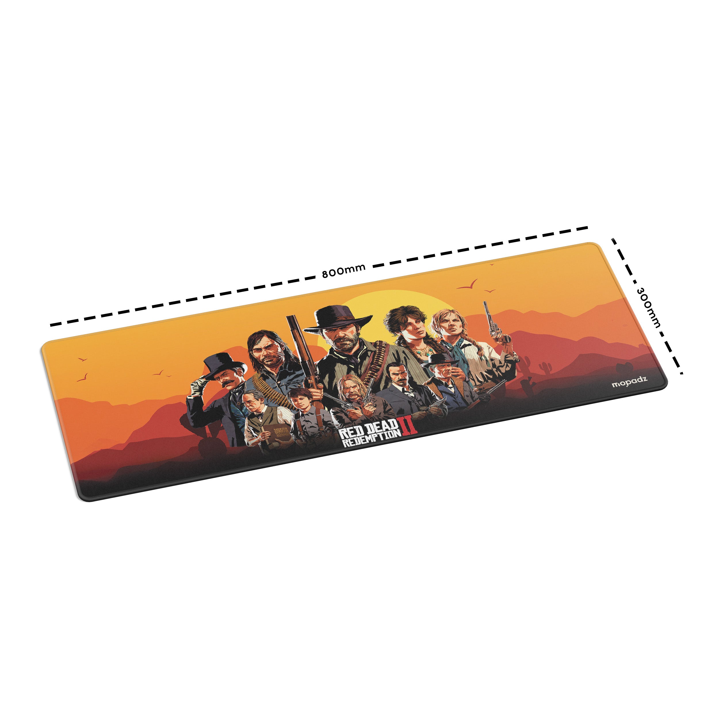 Red Dead Legends of the West Desk Mat, Desk Pad, Mouse Pad