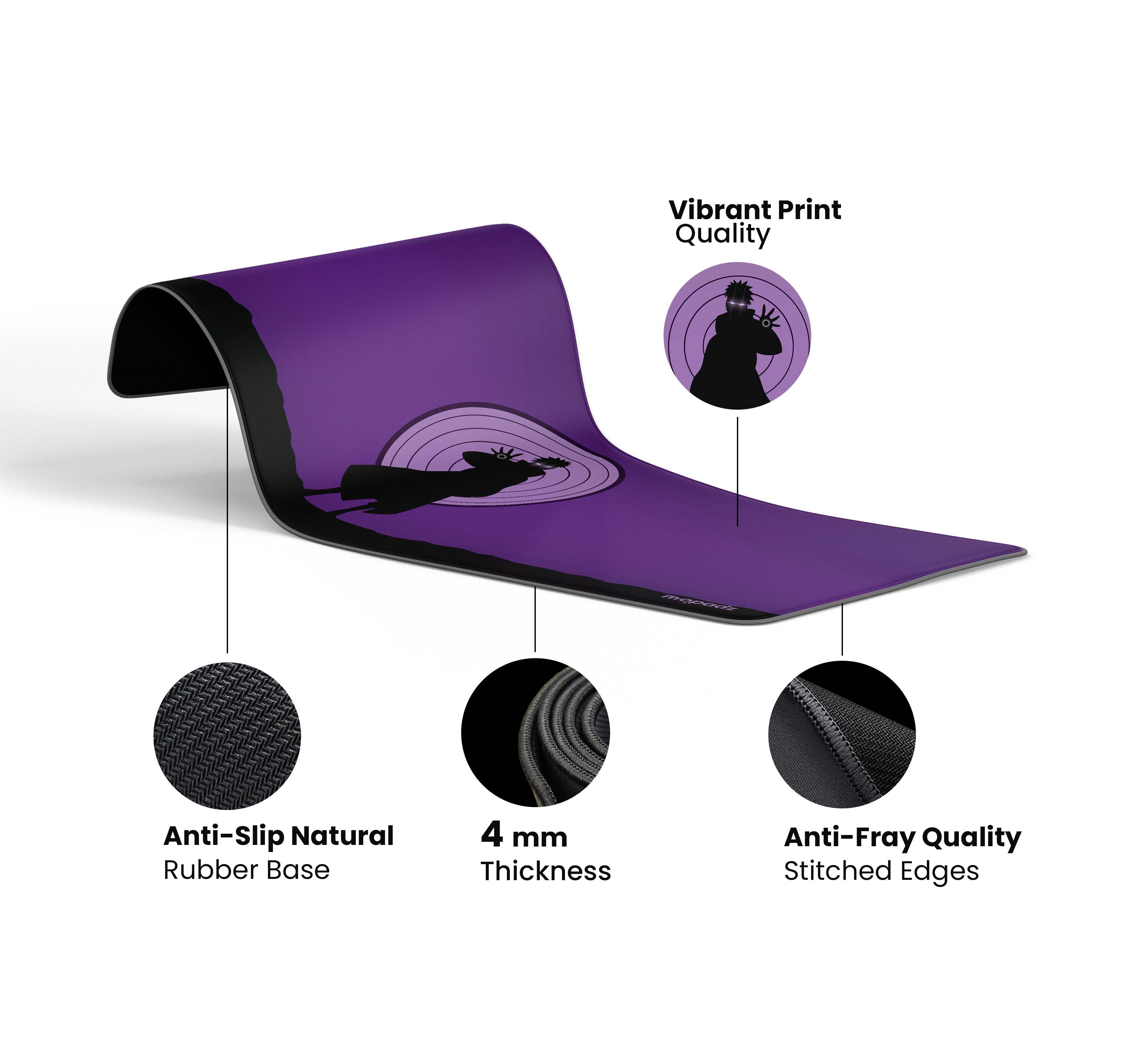 Rings of Despair Naruto Desk Mat, Desk Pad, Mouse Pad