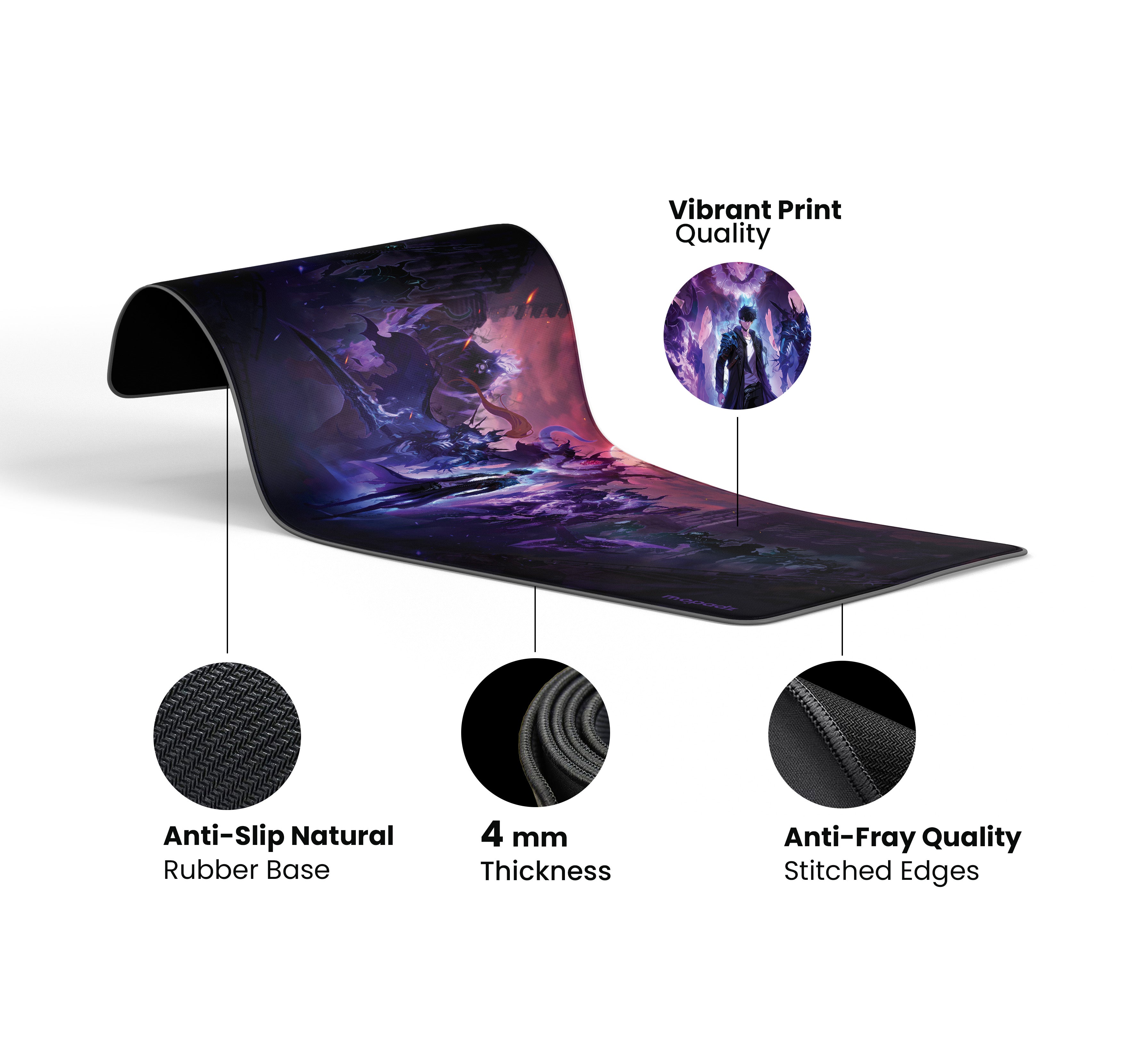 Solo Leveling Arise Anime Desk Mat, Desk Pad, Mouse Pad