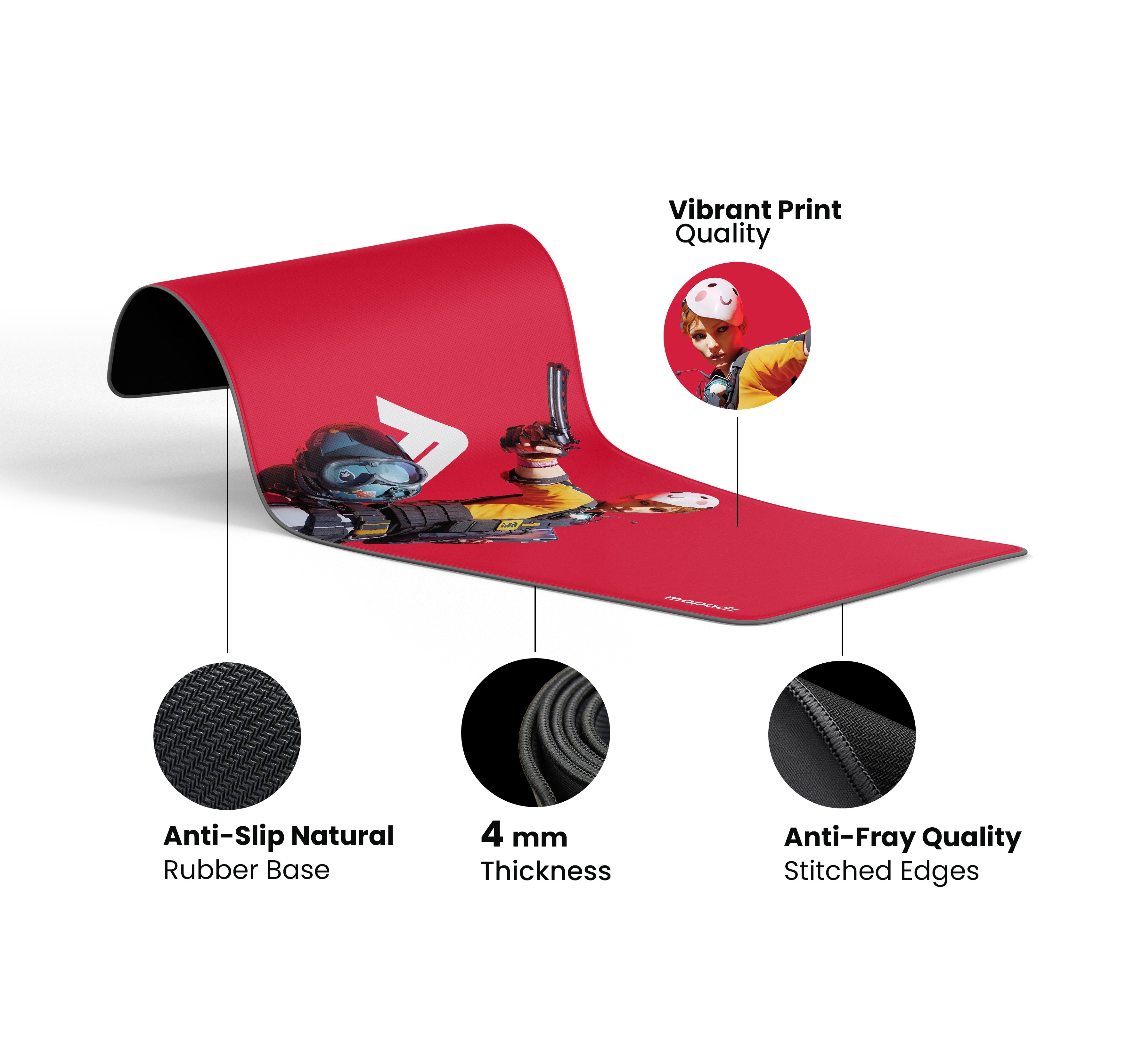 The Final Neon Heist Shooter Desk Mat, Desk Pad, Mouse Pad
