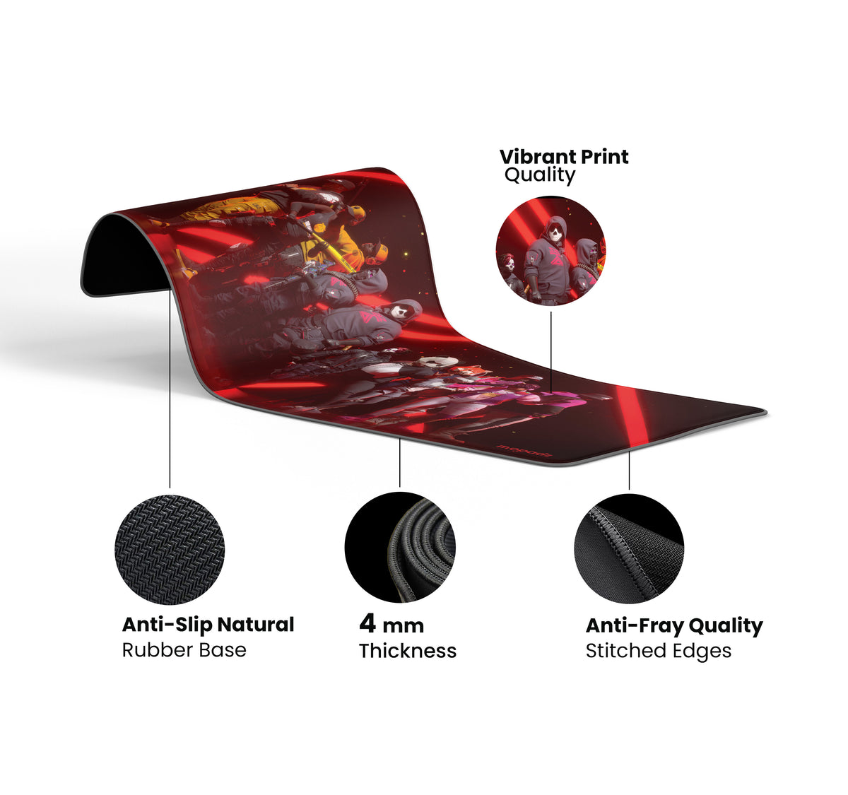 The Finals Squad Drop Hype Desk Mat, Desk Pad, Mouse Pad